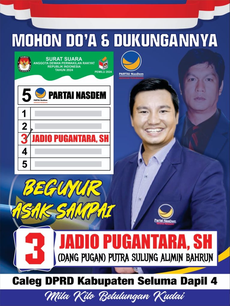 Calon DPRD Dapil 4 Seluma Jadio Pugantara Siap Berikan Perubahan, Bukan Janji.! Calon DPRD Dapil 4 Seluma Jadio Pugantara Siap Berikan Perubahan, Bukan Janji.!