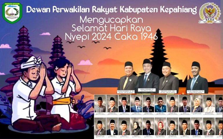 DPRD Kepahiang Mengucapkan Selamat Hari Raya Nyepi 2024