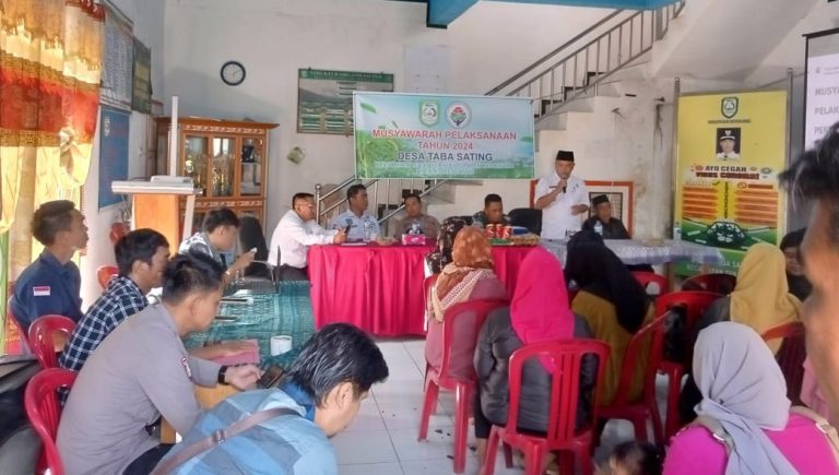 Kegiatan Fisik Taba Sating Tahun Anggaran 2024 Dimulai, Ini Penyampaian Kades Kegiatan Fisik Taba Sating Tahun Anggaran 2024 Dimulai, Ini Penyampaian Kades