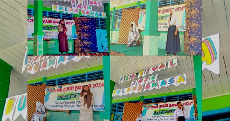 Pelajar SMPN 12 Seluma Jadikan Bulan Bahasa Sebagai Moment Gali Potensi Diri