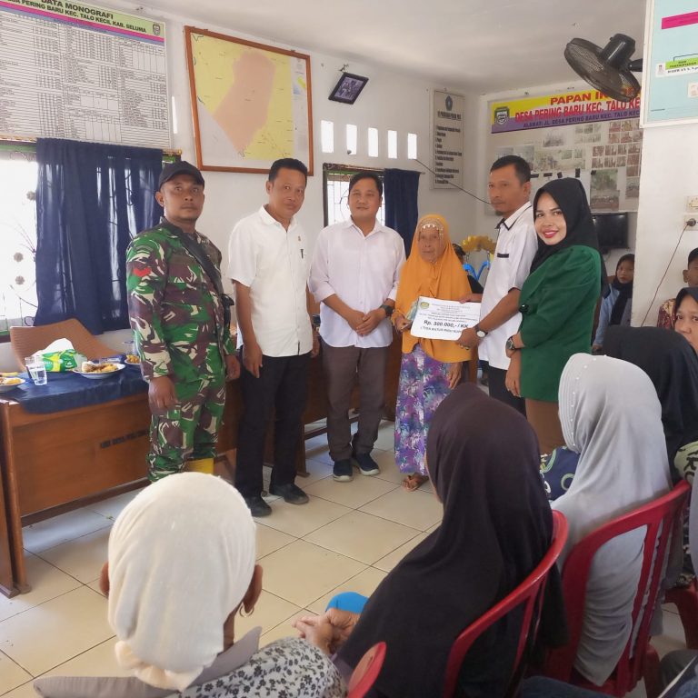 Pemdes Pering Baru Salurkan BLT DD Tahap  I Tahun Anggaran 2025, Kades Pesankan Ini Ke KPM Pemdes Pering Baru Salurkan BLT DD Tahap  I Tahun Anggaran 2025, Kades Pesankan Ini Ke KPM