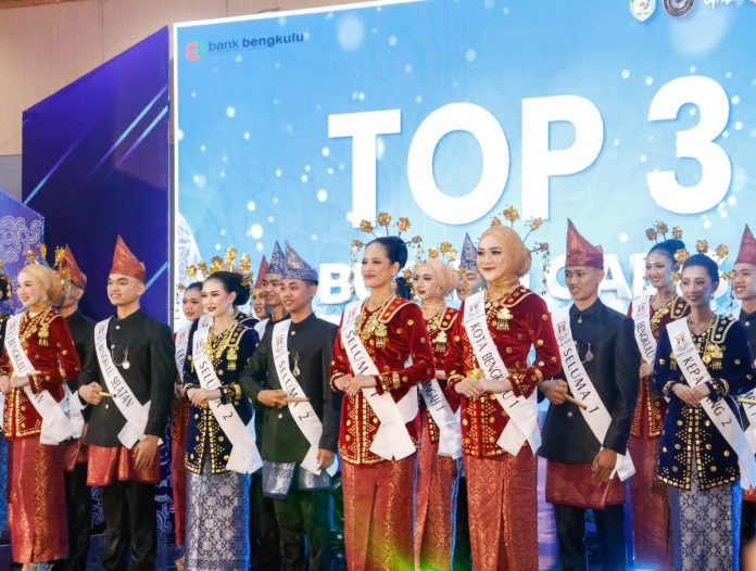 Kontingen Kabupaten Seluma di Grand Final Duta Wisata Bujang Gadis Bengkulu 2026